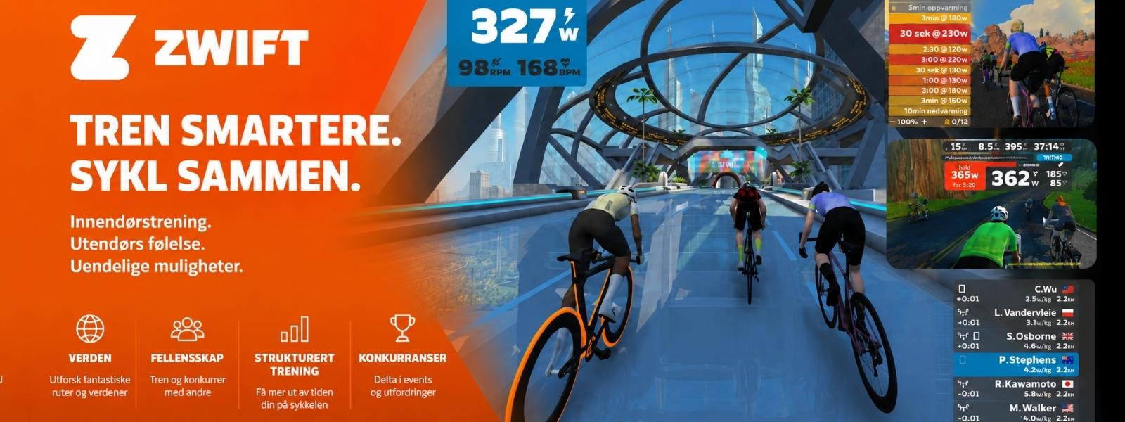 Virtuell trening med Zwift